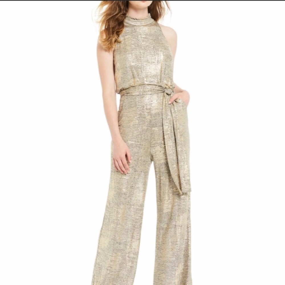 Vince Camuto Gold Jumpsuit